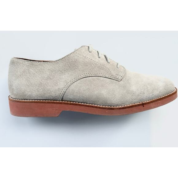 Eddie Bauer Shoes - Eddie Bauer Oxford Loafers Shoes Womens 9M Tan Suede Leather Lace Front Beige
